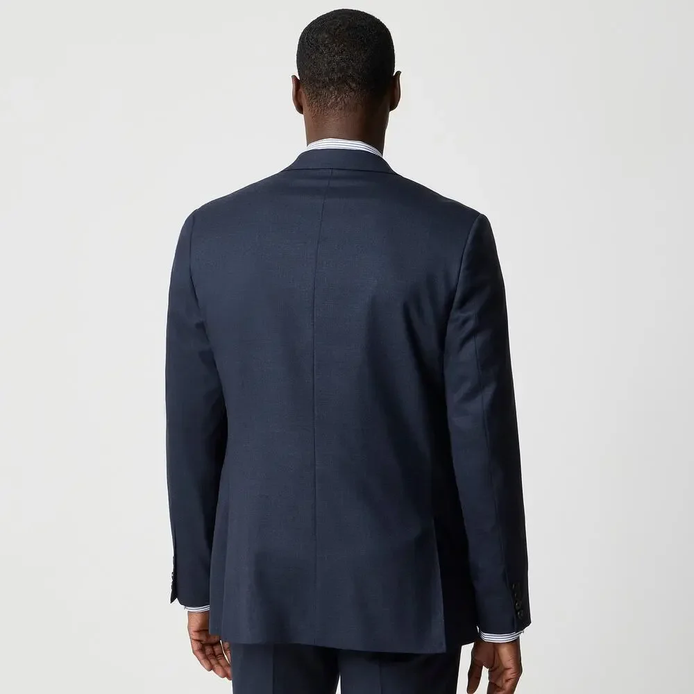 J. Crew Slim-Fit Thompson Worsted Wool Suit Jacket Heather Navy Size 40S NWT